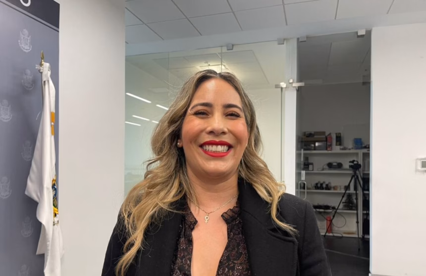 La diputada de Morena durante la presentación de propuestas para impulsar la participación de mujeres en elecciones municipales.