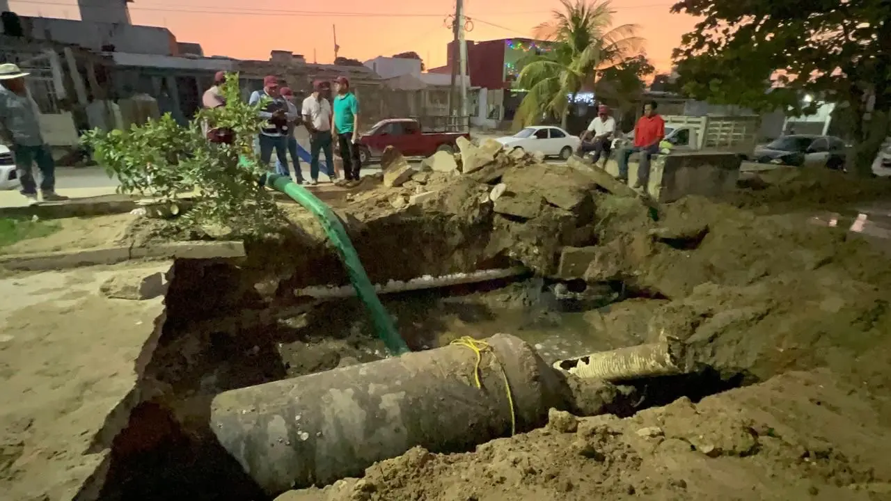 Personal de Capama realiza inspecciones en sistemas de captación de agua en Acapulco tras sismo y co