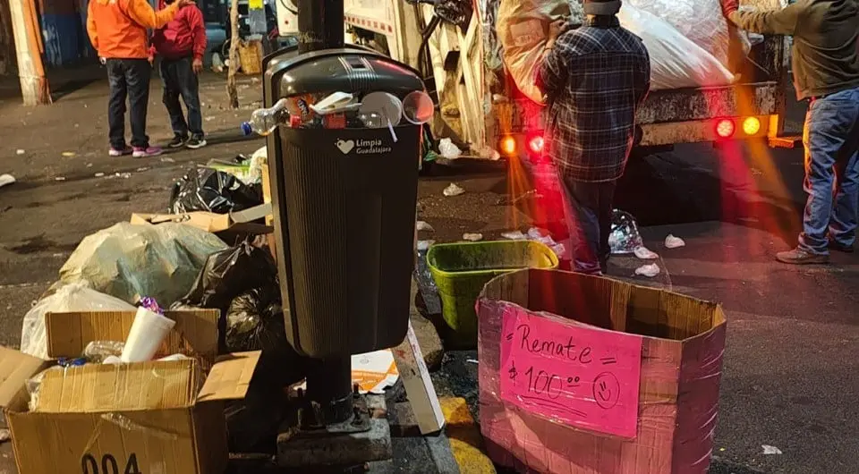 Guadalajara recolecta 28 mil toneladas de basura en temporada decembrina