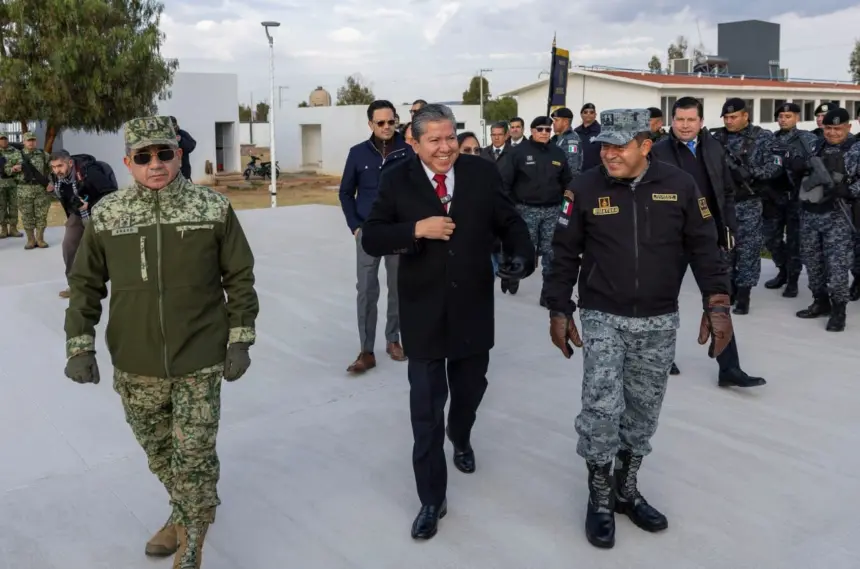 El gobernador David Monreal durante evento en Guadalupe, Zacatecas, reafirma el compromiso con la seguridad