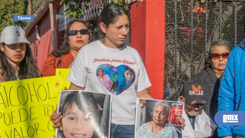 Familiares de Silvia Yáñez y Silvia López piden justicia en Tijuana.