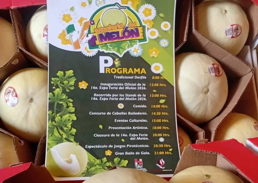 "La Expo Feria del Melón 2026 en La Huacana atraerá 15 mil visitantes."