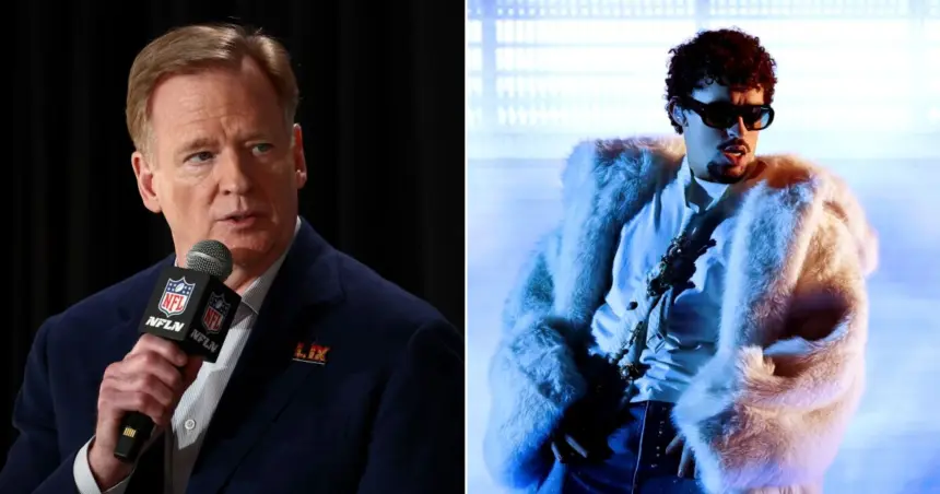 Bad Bunny actuará en el show del medio tiempo del Super Bowl 2026 en Miami.
