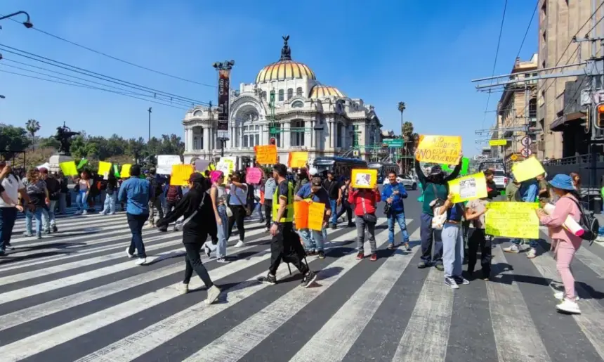 Marchas y concentraciones en la Ciudad de México el 14 de febrero