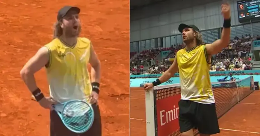 El argentino no logró superar la primera ronda del Masters 1000 a causa del conflicto con el público.