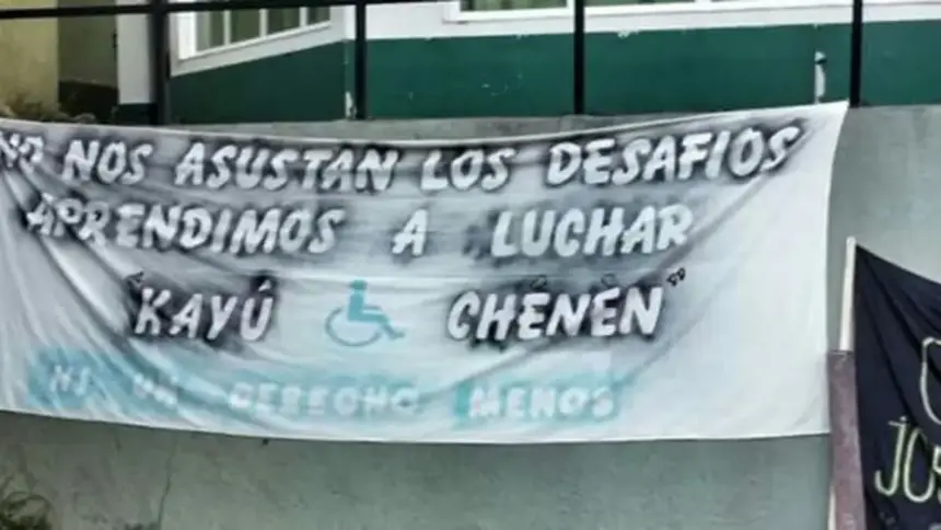 La falta de calefacción y condiciones inadecuadas afectan a la Escuela N° 1 "Kayu Chenen".