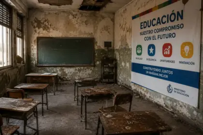La brecha entre el discurso escolar y la realidad educativa se vuelve crítica en la actualidad.